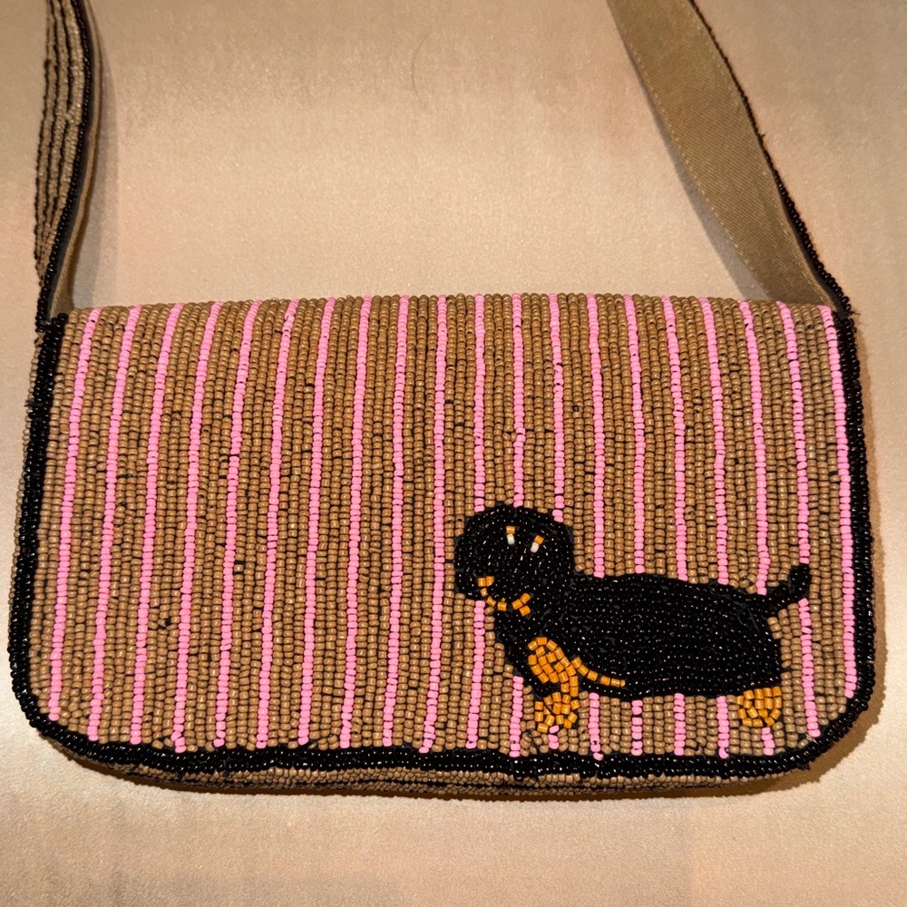 Anthropologie Beaded Dachshund purse - Picture 2 of 4